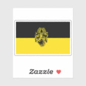 De vlag van Nordhausen Sticker (Vel)