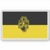 De vlag van Nordhausen Sticker (Voorkant)