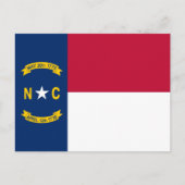 De vlag van North Carolina is de vlag van North Ca Briefkaart (Voorkant)