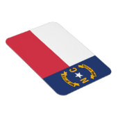 De vlag van North Carolina, VS Magneet (Rechterzijde)