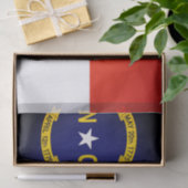 De vlag van North Carolina-weefselboek Tissuepapier (Geschenk)