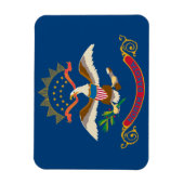 de vlag van North Dakota, Verenigde Staten van Ame Magneet (Verticaal)