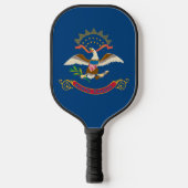 de vlag van North Dakota, Verenigde Staten van Ame Pickleball Paddle (Voorkant)