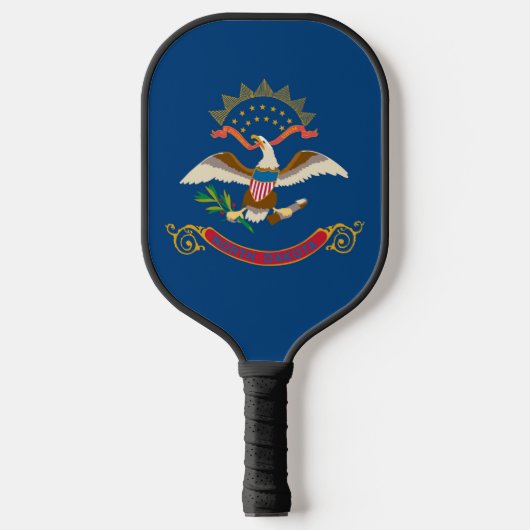 de vlag van North Dakota, Verenigde Staten van Ame Pickleball Paddle (Voorkant)