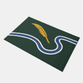 De vlag van Northampton (Massachusetts, VS) Deurmat (Schuin)