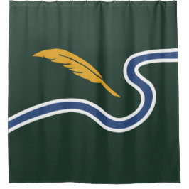 De vlag van Northampton (Massachusetts, VS) Douchegordijn