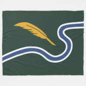 De vlag van Northampton (Massachusetts, VS) Fleece Deken (Voorkant (Horizontaal))