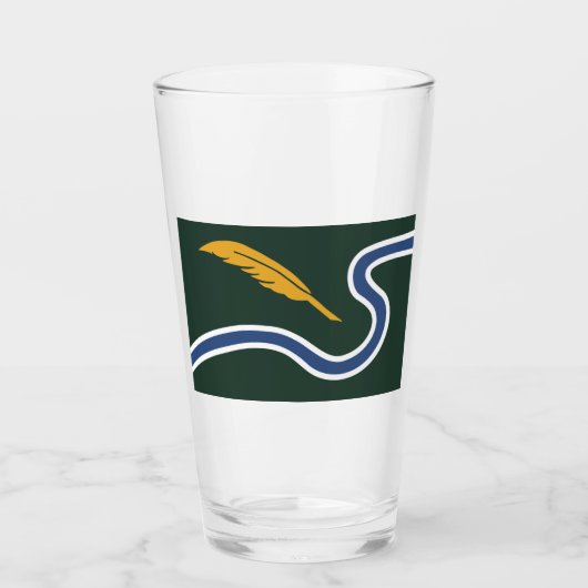De vlag van Northampton (Massachusetts, VS) Glas (Voorkant)