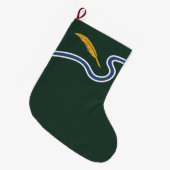 De vlag van Northampton (Massachusetts, VS) Grote Kerstsok (Voorkant (Hangend))