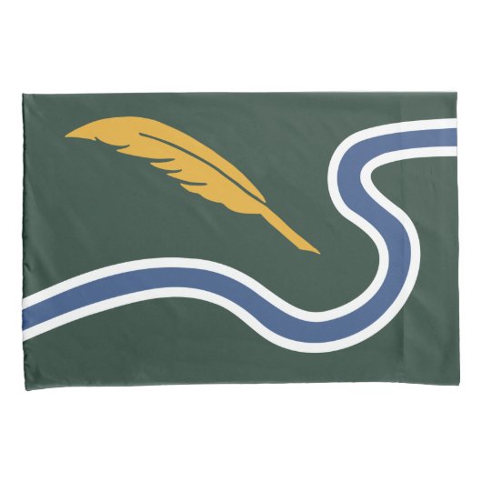 De vlag van Northampton (Massachusetts, VS) Kussensloop (Voorkant-Rechts)