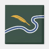 De vlag van Northampton (Massachusetts, VS) Magneet (Voorkant)