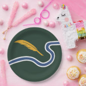 De vlag van Northampton (Massachusetts, VS) Papieren Bordje (Feest)