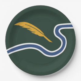 De vlag van Northampton (Massachusetts, VS) Papieren Bordje