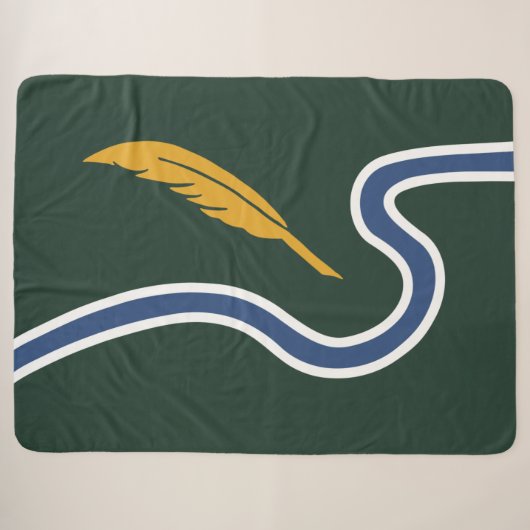 De vlag van Northampton (Massachusetts, VS) Sherpa Deken (Voorkant (horizontaal))