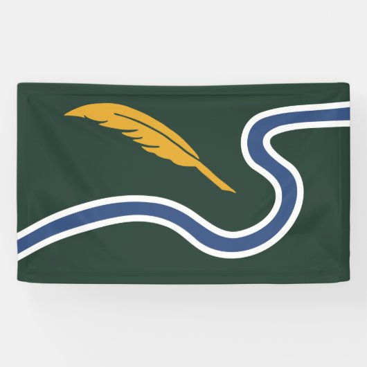 De vlag van Northampton (Massachusetts, VS) Spandoek (Horizontaal)