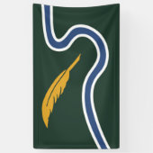 De vlag van Northampton (Massachusetts, VS) Spandoek (Verticaal)