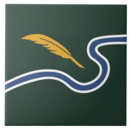 De vlag van Northampton (Massachusetts, VS) Tegeltje