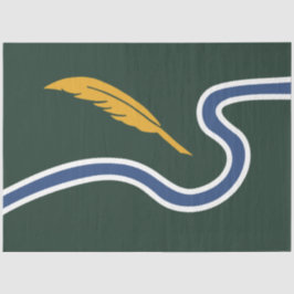 De vlag van Northampton (Massachusetts, VS) Tissuepapier