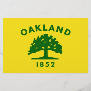De vlag van Oakland (Californië) Briefpapier
