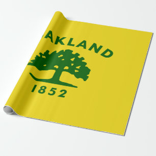 De vlag van Oakland (Californië) Cadeaupapier