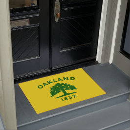 De vlag van Oakland (Californië) Deurmat