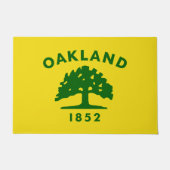 De vlag van Oakland (Californië) Deurmat (Voorkant)