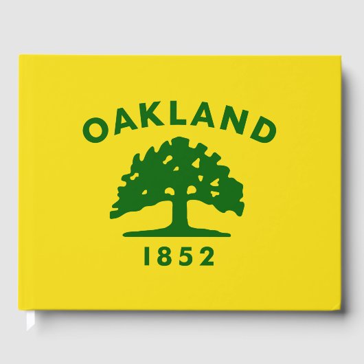 De vlag van Oakland (Californië) Gastenboek (Voorkant)