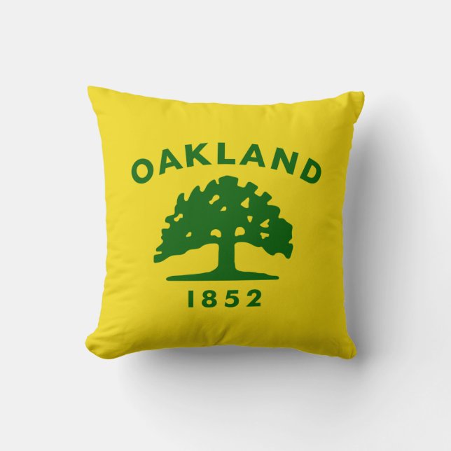 De vlag van Oakland (Californië) Kussen (Voorkant)