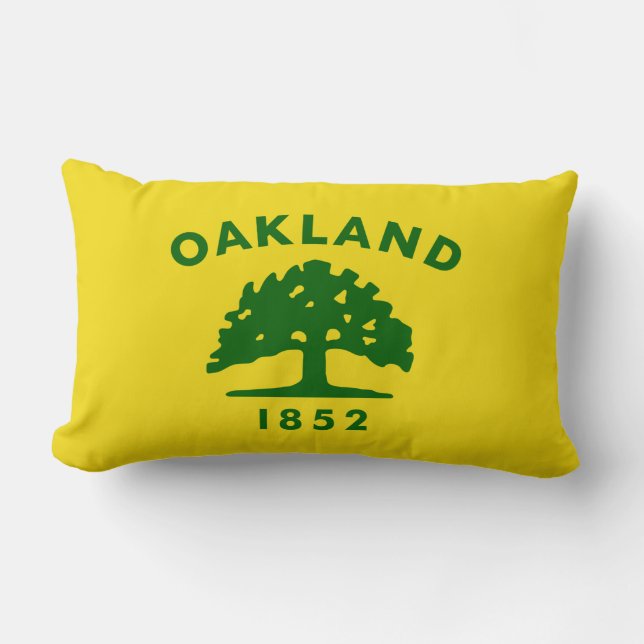De vlag van Oakland (Californië) Kussen (Voorkant)