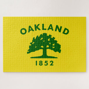 De vlag van Oakland (Californië) Legpuzzel