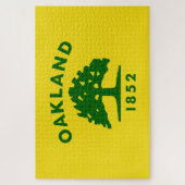 De vlag van Oakland (Californië) Legpuzzel (Verticaal)