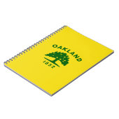 De vlag van Oakland (Californië) Notitieboek (Linkerzijde)