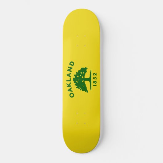 De vlag van Oakland (Californië) Persoonlijk Skateboard (Voorkant)