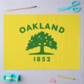 De vlag van Oakland (Californië) Tissuepapier (Craft)