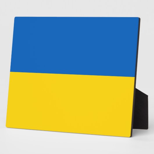 De vlag van Oekraïne Fotoplaat (Zijkant)