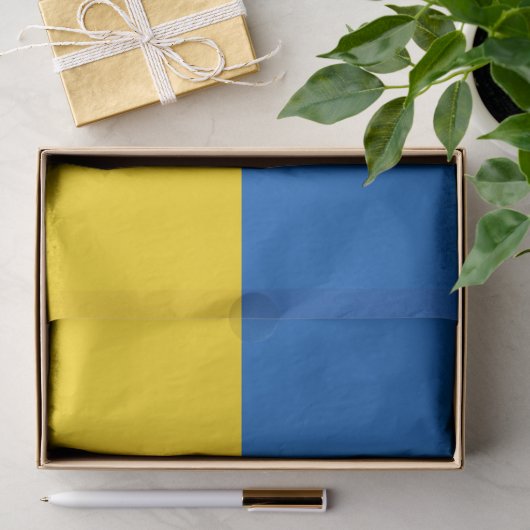 De vlag van Oekraïne Tissuepapier (Geschenk)