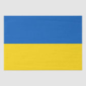 De vlag van Oekraïne Tissuepapier (Voorkant)