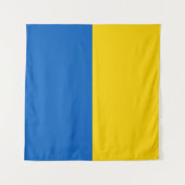 De vlag van Oekraïne Wandkleed (Voorkant)