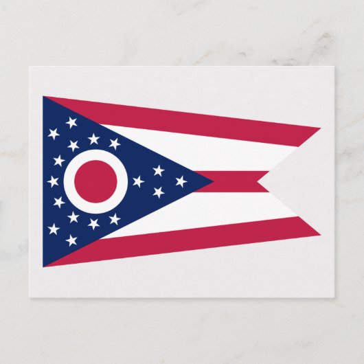 De vlag van Ohio Briefkaart (Voorkant)