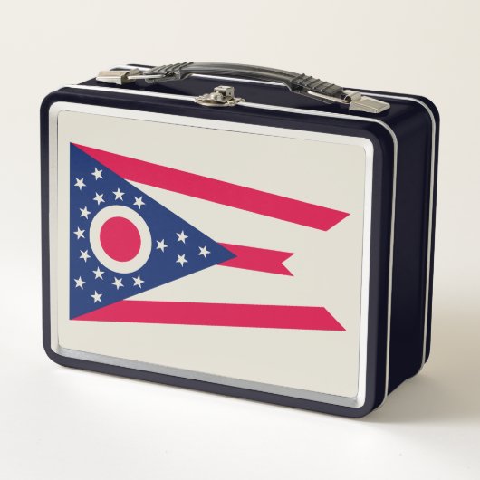 De vlag van Ohio: The Buckeye State Banner (Voorkant)