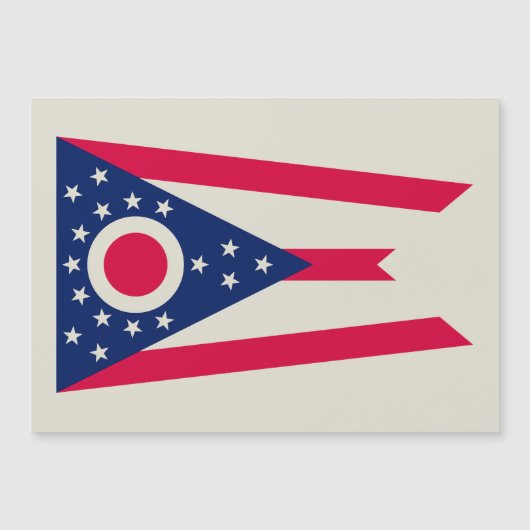 De vlag van Ohio: The Buckeye State Banner (Voorkant)