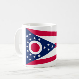 De vlag van Ohio: The Buckeye State Banner Koffiemok