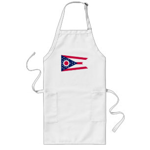 De vlag van Ohio: The Buckeye State Banner Lang Schort