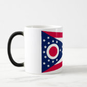 De vlag van Ohio: The Buckeye State Banner Magische Mok (Links)