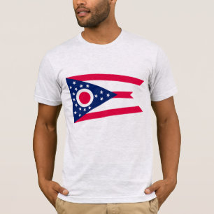 De vlag van Ohio: The Buckeye State Banner T-shirt