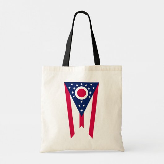 De vlag van Ohio: The Buckeye State Banner Tote Bag (Achterkant)