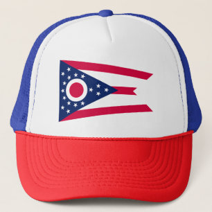 De vlag van Ohio: The Buckeye State Banner Trucker Pet