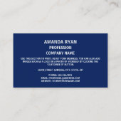 De vlag van Ohio Visitekaartje (Achterkant)