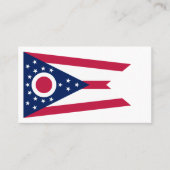 De vlag van Ohio Visitekaartje (Voorkant)