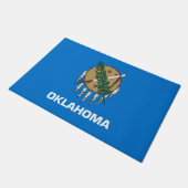 De vlag van Oklahoma Deurmat (Schuin)